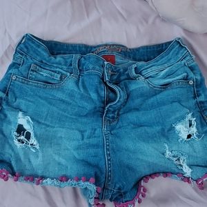 Ripped shorts
